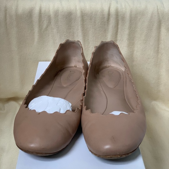 Chloe Scalloped Flats . - Picture 2 of 6